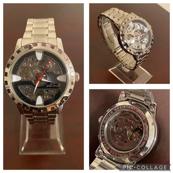 Brand New Silver Automatic luxury men’s FC Free Crane watch - Picture 1 of 6